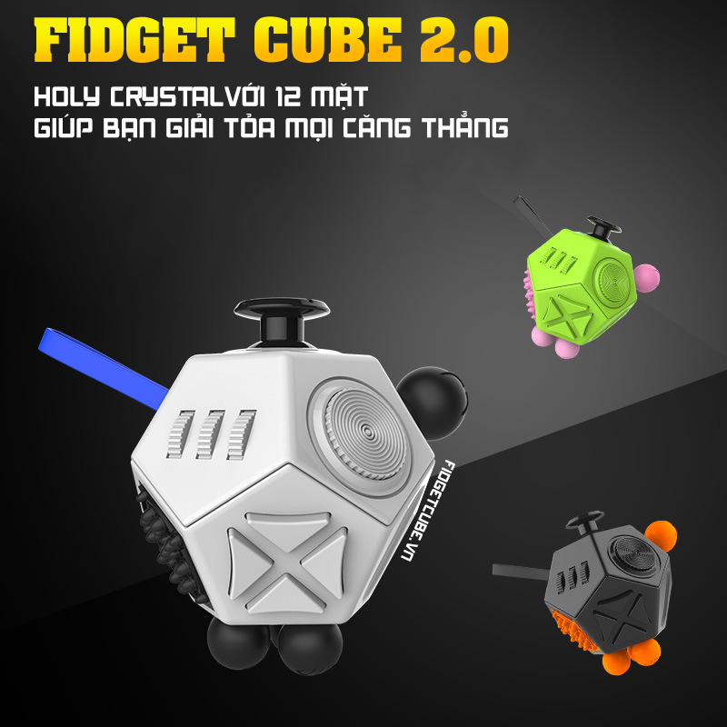 Fidget Cube 2.0 - Holy Crystal 12 mặt
